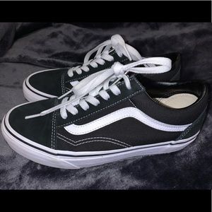 Black old skool Vans